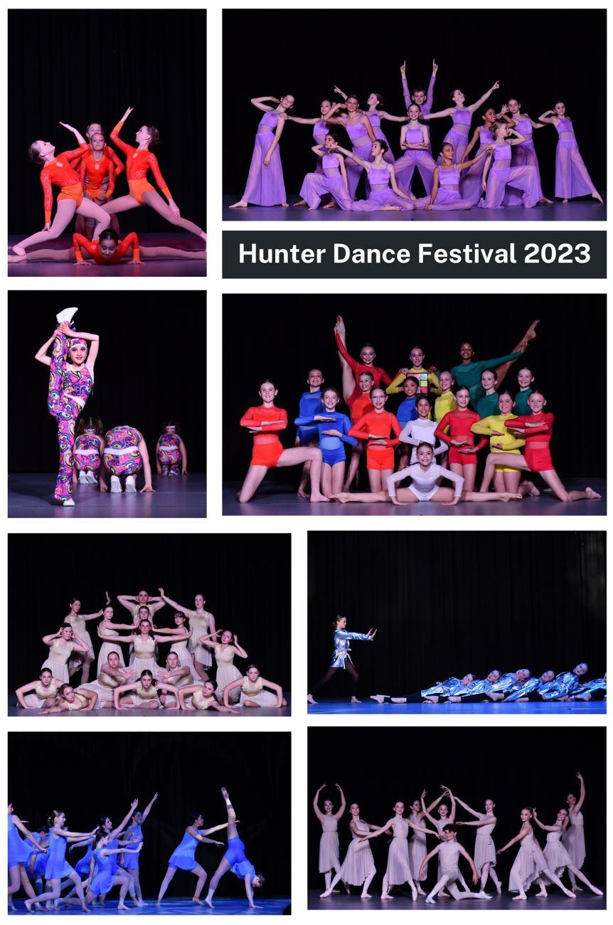 Hunter Schools Dance Festival 2023 photo collage